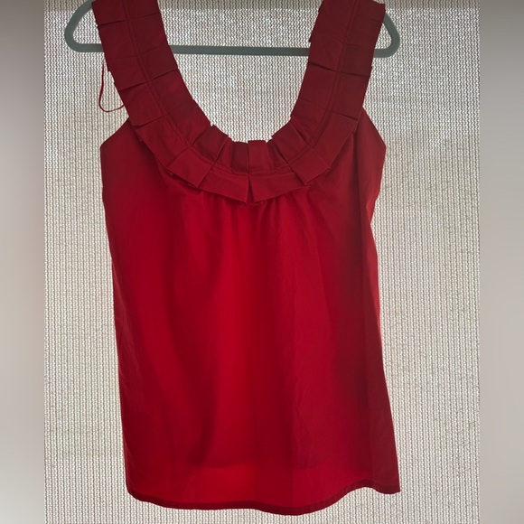 Zara Tops - Zara Basics  100% cotton Red Tank Top